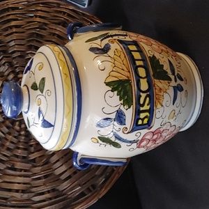 On Hold 3/$25 Biscotti Jar